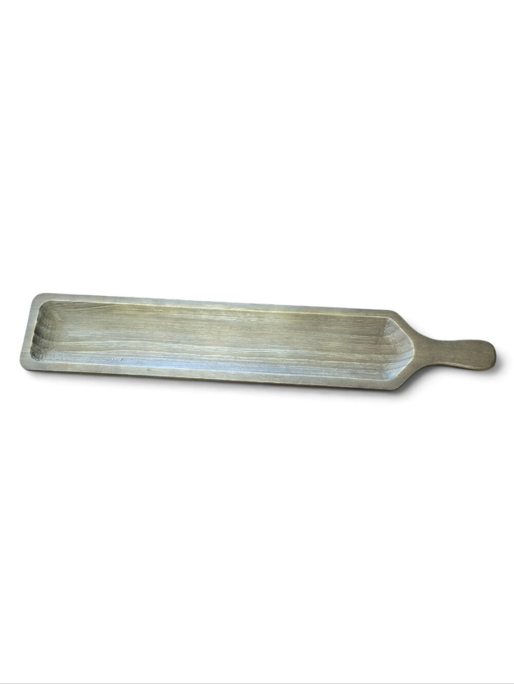 Wooden Serving Paddle Tray in Natural Wood